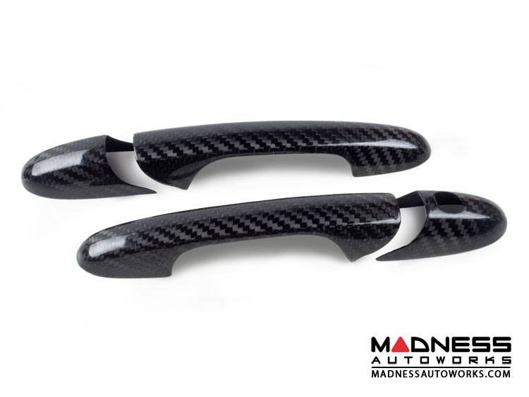 FIAT 500 Door Handle Covers Carbon Fiber